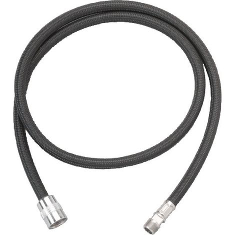 [835T1-delabie] Flexible nylon Delabie 1,5m noir pour mitigeur à douchette extractible
