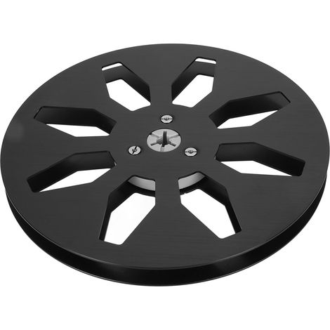 Leere 1/4 Zoll 7" 8-Loch Universal-Rollenöffnungsmaschine aus Aluminiumlegierung, schwarz (1/5)