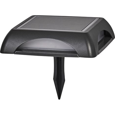 LEDVANCE ENDURA STYLE SQUARE WALL Applique extérieure, 1,2W, 60lm, gris foncé, éclairage indirect, batterie rechargeable, IP65, 3000K, lumière blanc chaud. (1/5)