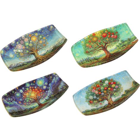 Signes Grimalt Plato Novedad Plato Arbol Vida Novedad Multicolor 11x20x4cm 39453 (1/5)