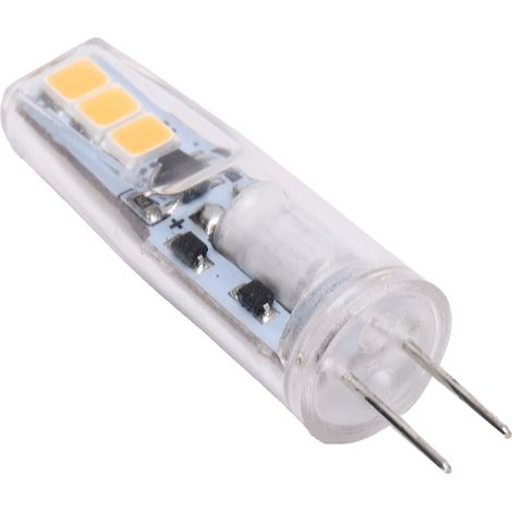 G4 2W 200LM LED-Lampe 2835 AC/DC 12V, Mini-Glühbirne für Kronleuchter und Deckenleuchten, Warmweiß 2700K-3200K (1/5)