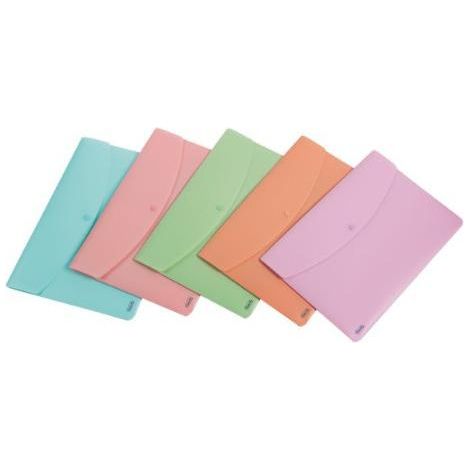 Favorit 400116128 Sammelmappe Polypropylen (PP) Cremefarben, Grün, Pink, Violett, Türkis A4