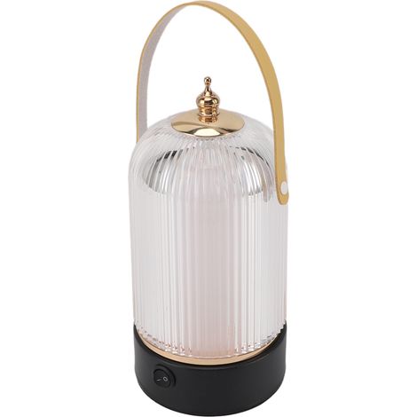 Tragbare Tischlampe, kabellose LED-Laterne mit 3 Leuchten, wiederaufladbar, flackernde Flamme, dekoratives Nachtlicht für Bar und Schlafzimmer (1/5)