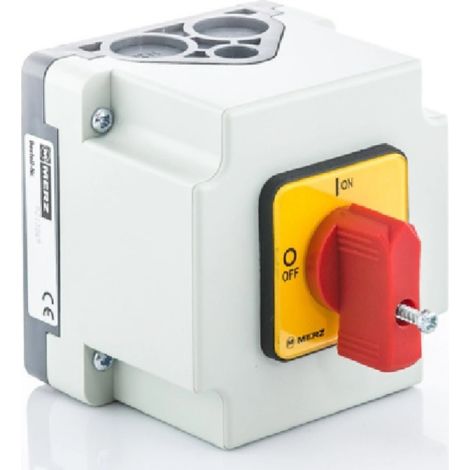 Nockenschalter 0-1 3P 16A IP65 im Gehäuse ML016.3-RG1/OB