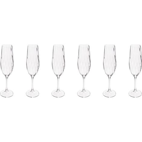 Lot de 6 Flûtes à Champagne "Neva" 26cl Transparent (1/4)
