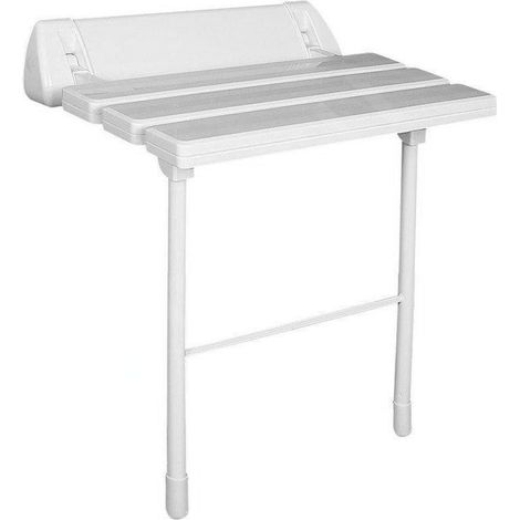 Sapho Accessoire Ridder - Siège de douche, rabattable, blanc A0020301 (1/4)