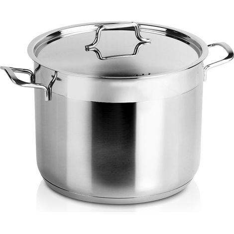 Casserole en acier inoxydable avec couvercle ANETT 24 cm, 8 l (1/5)