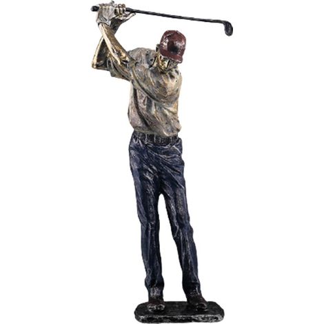 Figurine de sport moderne statue art résine nordique décoration salon maison accessoire luxe (1/5)
