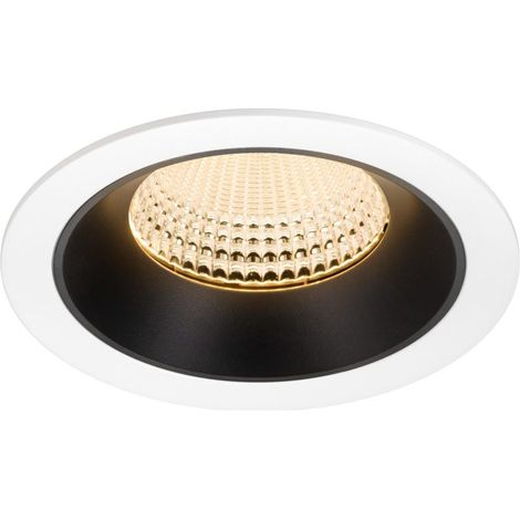 Spot encastré Numinos XL blanc/noir 2700K - 55 deg - 1009933