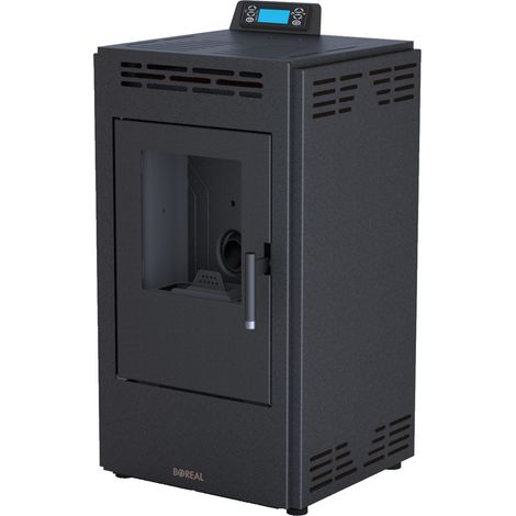 BRICOSOL ESTUFA DE PELLET BOREAL 9 KW NEGRO (1/3)