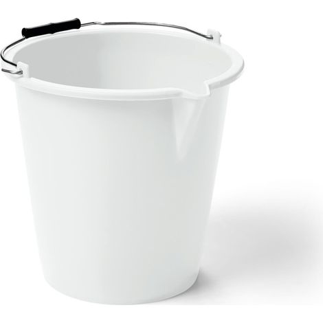 Veca Cubo de Polietileno con Pico Blanco 17 Lt - 34 X 33 Cm