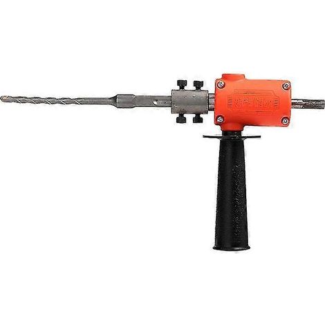 Adaptateur pour perceuse électrique portable - Conversion perceuse électrique en marteau - Orange (1/5)