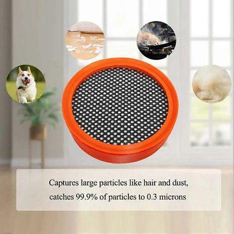 filtros HEPA compatibles con aspiradoras Philips FC8009, FC8081, FC6723, FC6724, FC6725, FC6726, FC6727, FC6728 y FC6729. (1/4)