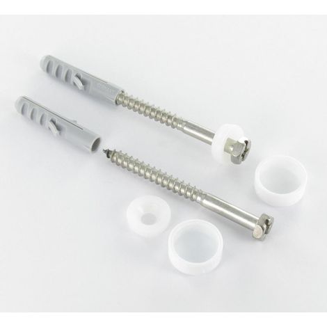 KIT Fixation WC Vis Inox 6X70 FISCHER-1 pièce
