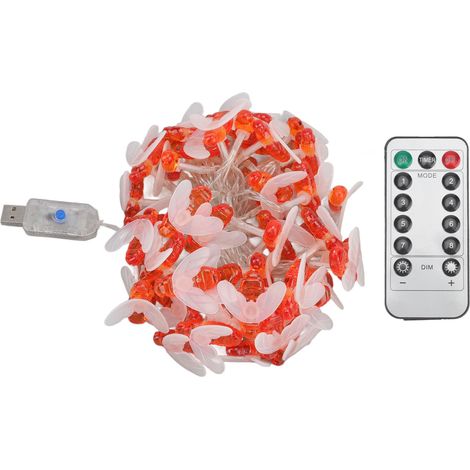 LED-Lichterkette, USB-betrieben, wasserdicht, in Bienenform, mit Fernbedienung (1/5)