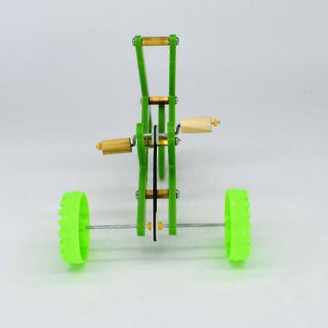 Jouet vélo miniature pour perroquet, accessoire d'entraînement ludique pour oiseaux, équipement de jeu récréatif, taille compacte, idéal pour dressage et divertissement. (1/5)