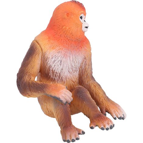 Modèle de singe doré réaliste, décoration de bureau, jouet pour enfants (1/5)