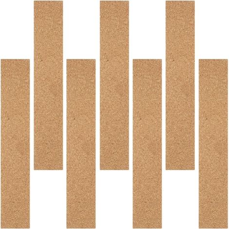 Lot de 7 bandes adhésives en liège pour tableau blanc mural, haute (1/5)