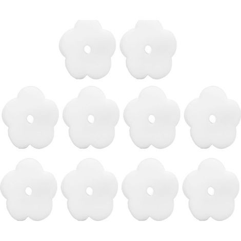 Esponja absorbente de espuma para jacuzzi, 10 unidades, para piscinas y spas, con forma de flor, absorbente de aceite y filtro de alta eficiencia. (1/5)
