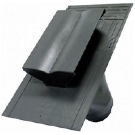 Dimos – Ventilation pour VMC Ø 125/160mm – Système breveté – Structure monobloc ultra-résistante – Couleur ardoise résistante aux UV