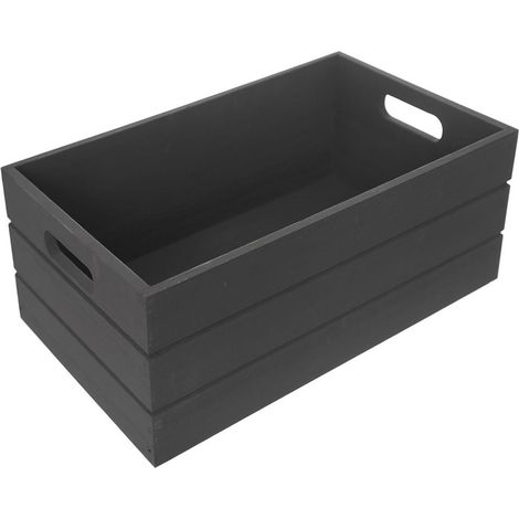 Boite de rangement noire elegante pour tous les objets