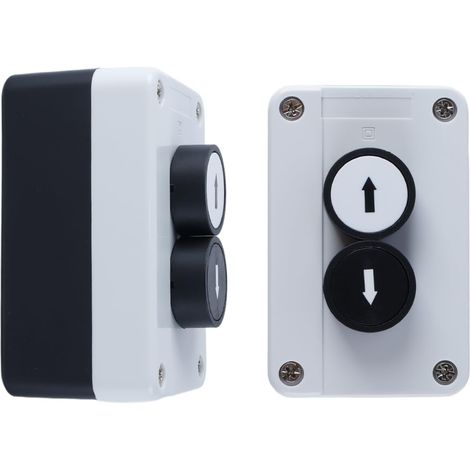 Interrupteur À Bouton-poussoir Haut/bas, Boîtier De Commande Pour Portails Roulants, Grues, Remorques, Équipements De Levage, Portes Roulantes De Garage (1/5)