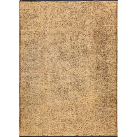 VENICE - Tapis en coton et polyester lavable tissé plat beige 80x150 (1/5)