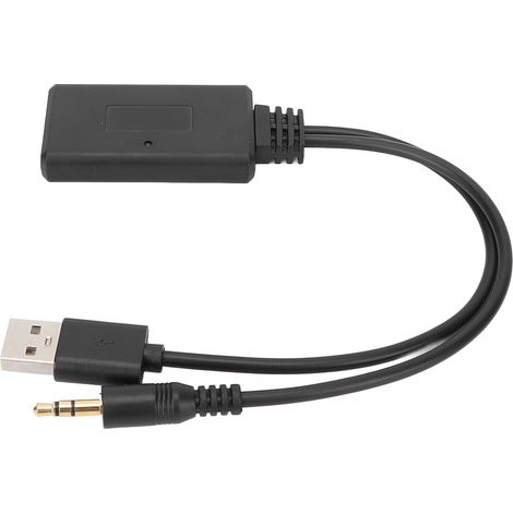 Récepteur Bluetooth 5.0 pour Voiture avec Micro Intégré et Connexion AUX 3.5mm - Son Stéréo Haute Fidélité (1/5)