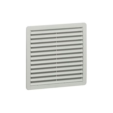 ouïe d'aération plastique - avec filtre g3 - ip54 - 150x150 mm - legrand 034834