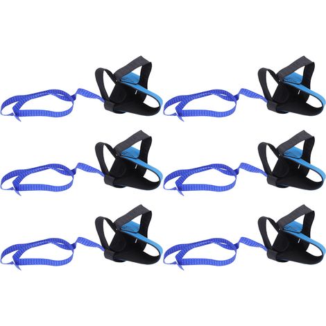 Lot de 10 sangles antistatiques pour pieds, élastiques en caoutchouc synthétique bleu, accessoires d'atelier JWD001 (1/5)
