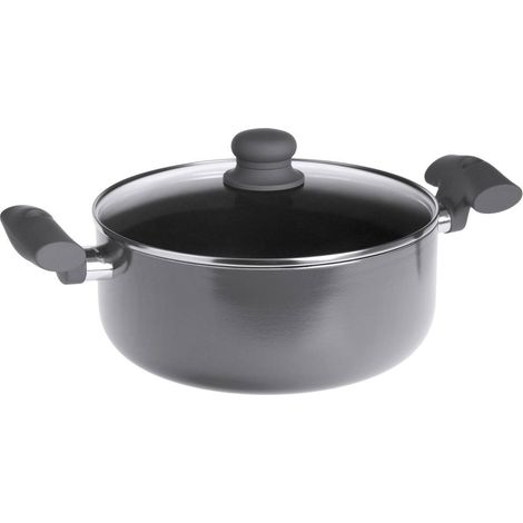 Faitout neo d28cm 9,8l aluminium gris - 5five