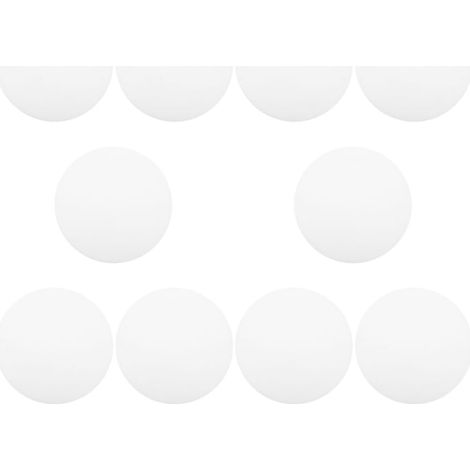 10 Pièces Diffuseur de Lumière de Plafond en PC Blanc Robuste Effet D'éclairage Uniforme, Feuille de Diffusion pour Abat-jour Cylindriques Adaptée à L'éclairage Intérieur (1/5)