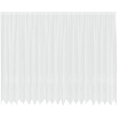 Maison Exclusive - Tenda in Pizzo con tende Bianco 240 x 500 cm Poliestere