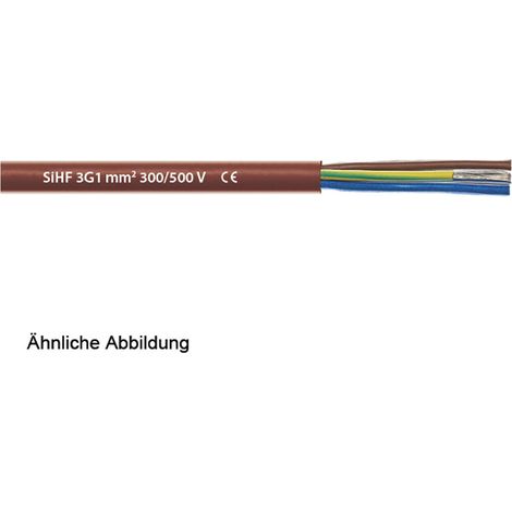 HELU KABEL SiHF 20G1,5mm² Silikonleitung AD 17,5mm Nennspannung Uo/U 300V/500V - 1 Meter