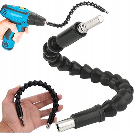 Rallonge flexible pour perceuse, tournevis, embouts, rallonge de 30 cm (1/5)