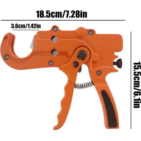 Outil De Coupe Pvc - Diamètre 6 À 36 Mm - Pour Tuyaux Ppr Et Pe - Mécanisme À Cliquet - 1 Pièce (1/5)