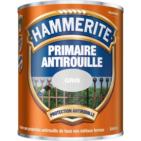 Sous-couche Peinture Antirouille Hammerite Gris 0,75 L
