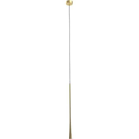Suspension tube dorée 60 cm LED 7W Maxlight Coffee P0485 (1/2)