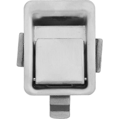Loquet encastré en acier inoxydable, mini verrou à poignée à palette pour camping-car/remorque/armoire/ (1/5)