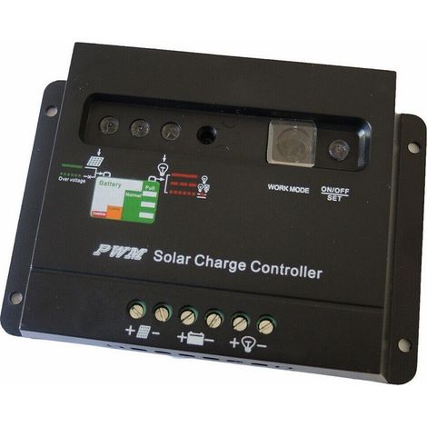 Régulateur De Charge Solaire Photovoltaique 20a Led 12v / 24v Pour Panneau Solaire (1/4)