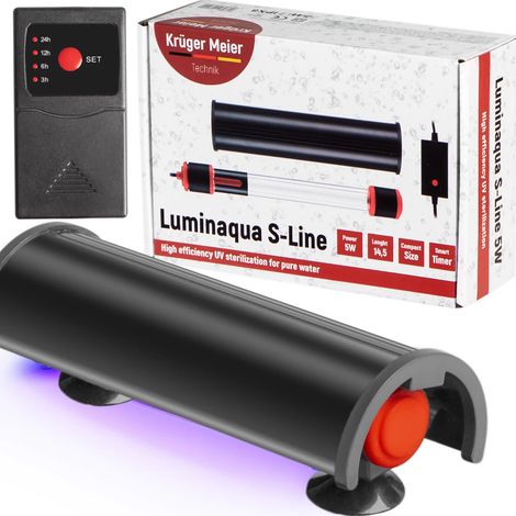Kruger Meier Luminaqua S-line 5W UV-Sterilisator mit Timer