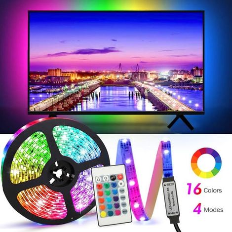 Ecleanfy - Bande LED pour rétroéclairage TV (2 m) (1/5)