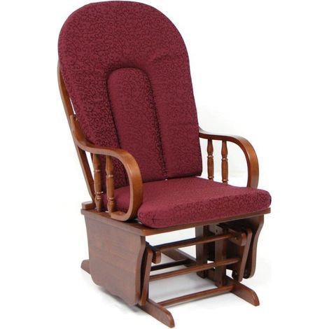 Dondolo Douglas bordeaux cm 68 x 50 x 107