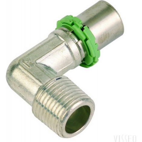 Comap 726BCX - connection to crimp Elbow 90° male to screw S7092GV Ø16x2-1/2mm - 2pcs
