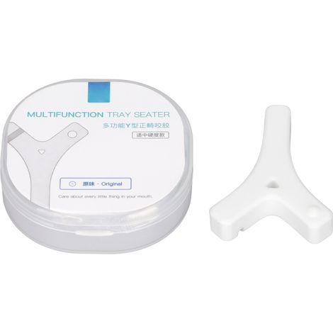 Bloc en Silicone Y pour Orthodontie - Prévention des Modifications du Visage par Appareil Dentaire - Dureté Modérée - Soins Bucco-dentaires (1/5)