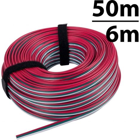 12-24V CCT-LED-Streifen Anschlusskabel - 6 oder 50 m lang