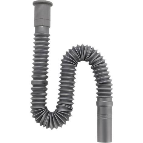Tuyau Dévacuation Flexible et Extensible pour Évier de Cuisine et Lavabo Résistant Corrosion Installation Facile et Ajustable Compatible Machine Ver et Lave-Chrom (1/5)
