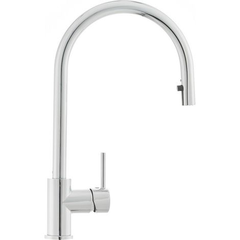 SIKO Mélangeur évier avec douchette extractible chrome SIKOBSD185 (1/5)