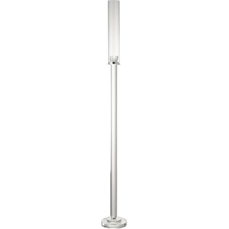 Chandelier Design en Verre "Moira" 120cm Transparent (1/4)