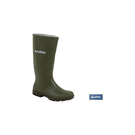 Botte haute eau en PVC vert taille 48 (1/2)